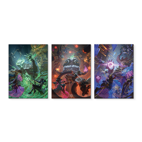 Critical Role 10 Year Anniversary Mighty Nein Poster