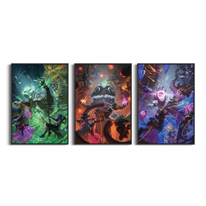 Critical Role 10 Year Anniversary Mighty Nein Poster