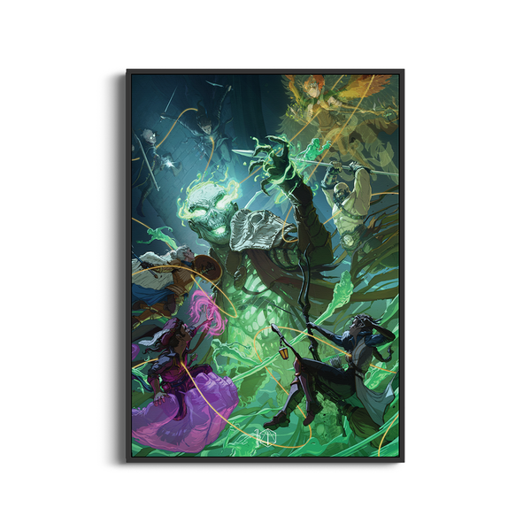 Critical Role 10 Year Anniversary Vox Machina Poster