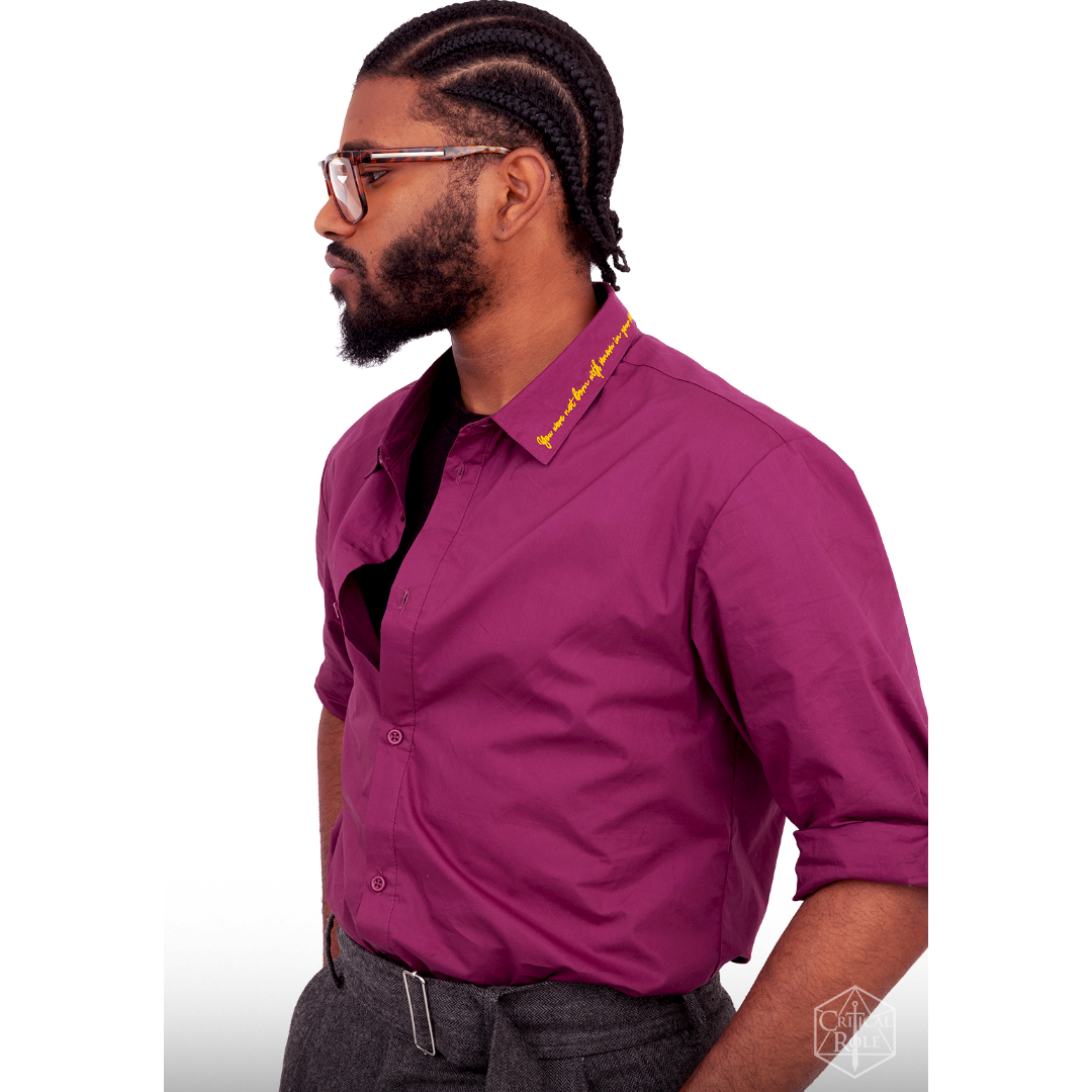 Caleb Widogast Button Down Long Sleeve Shirt – Critical Role Shop - Canada