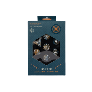 Aramán Faction Dice Set: Soldiers