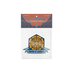Heroes of Aramán Chibi Sticker Set 16-Pack